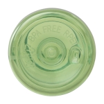 Bouteille en plastique recyclé à large poignée 500ml couleur vert deuxième vue