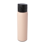 Bouteille thermos en acier inoxydable recyclé à ouverture bouton 450ml couleur marron clair