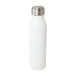 Bouteille étanche en acier inoxydable recyclé avec poignée 720ml couleur blanc