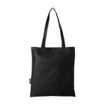 Sac à provisions en polyester recyclé avec anses 80g/m² couleur noir deuxième vue arrière