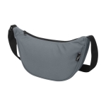 Sac banane en polyester recyclé déperlant d'une capacité de 1,5L couleur gris