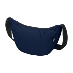 Sac banane en polyester recyclé déperlant d'une capacité de 1,5L couleur bleu marine