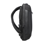 Sac à dos en polyester recyclé pour tablette et PC de 15,6” couleur noir vue latérale