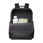 Sac à dos pour ordinateur 15,6” en polyester recyclé déperlant couleur noir troisième vue