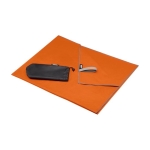 Serviette de sport en polyester recyclé à séchage rapide 200 g/m² couleur orange