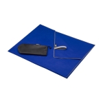 Serviette de sport en polyester recyclé à séchage rapide 200 g/m² couleur bleu roi