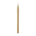 Stylo en bambou sans encre avec pointe en graphite noir couleur naturel vue latérale