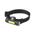 Lampe frontale inclinable pour une meilleure visibilité couleur noir quatrième vue
