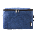 Sac isotherme en polyester pour 6 canettes avec sangle ajustable couleur bleu première vue