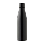 Bouteille en acier inoxydable avec bouchon à vis assorti 500ml couleur noir première vue