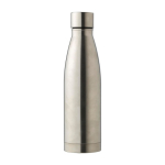 Bouteille en acier inoxydable avec bouchon à vis assorti 500ml couleur argenté première vue