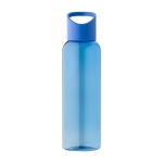Gourde pour eau froide en RPET à bouchon anse en silicone 500ml couleur bleu deuxième vue