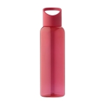 Gourde pour eau froide en RPET à bouchon anse en silicone 500ml couleur rouge première vue