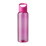 Gourde pour eau froide en RPET à bouchon anse en silicone 500ml couleur rose première vue