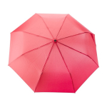 Parapluie pliant automatique à 8 panneaux avec poignée en bambou Ø97 couleur rouge première vue