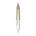 Pince barbecue avec poignée en bambou et systhème de verrouillage Corn couleur marron troisième vue