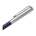 Stylo de luxe en acier inoxydable avec encre bleue Waterman couleur bleu quatrième vue