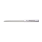 Stylo de luxe en acier inoxydable avec encre bleue Waterman couleur blanc première vue