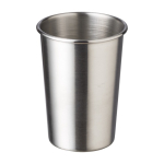 Verre en acier inoxydable de 350ml gravé avec logo Picnic couleur argenté deuxième vue