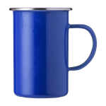 Mug métal émaillé au design vintage et 550ml Big Metal couleur bleu première vue