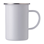 Mug métal émaillé au design vintage et 550ml Big Metal couleur blanc première vue