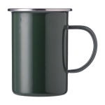Mug métal émaillé au design vintage et 550ml Big Metal couleur vert première vue