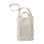 Sac en coton avec poche frontale et bandoulière 340 g/m² couleur kaki quatrième vue