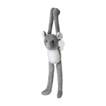 Éléphant en peluche à longs membres et velcro sur les mains couleur multicolore deuxième vue
