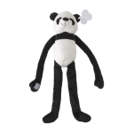 Panda en peluche avec velcro sur les mains et logo sur l'étiquette couleur multicolore première vue