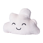 Peluche réversible en forme de nuage avec deux humeurs couleur blanc/bleu deuxième vue