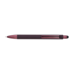 Stylo de luxe avec finition mate, détails brillants et encre bleue couleur marron première vue