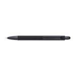Stylo de luxe avec finition mate, détails brillants et encre bleue couleur noir première vue