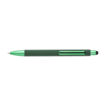 Stylo de luxe avec finition mate, détails brillants et encre bleue couleur vert première vue