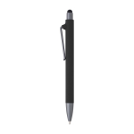 Stylo avec finition mate et détails de couleur graphite, encre bleue couleur noir première vue