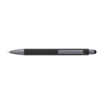 Stylo avec finition mate et détails de couleur graphite, encre bleue couleur bleu première vue