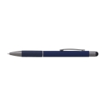 Stylo en aluminium avec grip en papier roulé, encre bleue couleur bleu première vue