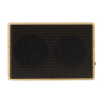 Haut-parleur sans fil 5.0 en bambou avec charge solaire Solar Bamboo couleur marron première vue