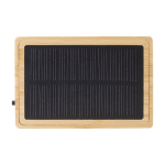 Haut-parleur sans fil 5.0 en bambou avec charge solaire Solar Bamboo couleur marron quatrième vue