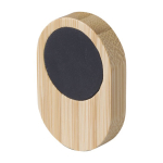 Support magnétique pour portable pour la voiture en bambou Carpool couleur marron deuxième vue