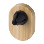 Support magnétique pour portable pour la voiture en bambou Carpool couleur marron quatrième vue