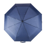 Parapluie pliant automatique en RPET 190T à 8 panneaux Ø98 couleur bleu première vue