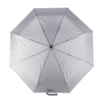 Parapluie pliant automatique en RPET 190T à 8 panneaux Ø98 couleur gris première vue