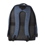 Sac à dos antivol en RPET pour PC 15” avec sangle pour valise trolley couleur bleu cinquième vue