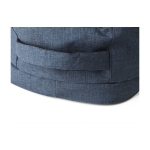 Sac à dos antivol en RPET pour PC 15” avec sangle pour valise trolley couleur bleu sixième vue