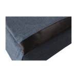 Sac à dos antivol en RPET pour PC 15” avec sangle pour valise trolley couleur bleu huitième vue
