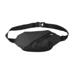 Sac banane en polyester déperlant à sangle réglable couleur noir première vue
