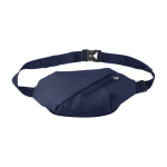 Sac banane en polyester déperlant à sangle réglable couleur bleu première vue
