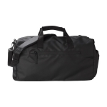 Sac de sport en polyester déperlant avec fond renforcé couleur noir première vue