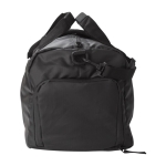 Sac de sport en polyester déperlant avec fond renforcé couleur noir troisième vue