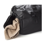 Sac de sport en polyester déperlant avec fond renforcé couleur noir cinquième vue